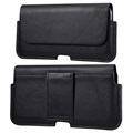 Housse en Cuir Horizontale Universelle Holster Premium - 6.7"