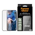 Protection d'écran iPhone 16 Plus/15 Plus PanzerGlass Ceramic Protection Ultra-Wide Fit EasyAligner - 9H - Black Edge
